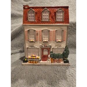 The Flower Store Cookie Jar Sherwood Brands 1999 Ceramic Victorian House